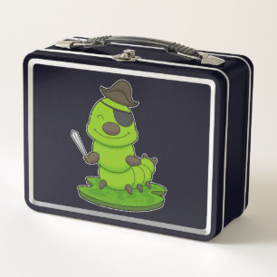 Lunch Box Caterpillar as Pirate