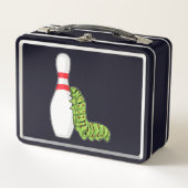Lunch Box caterpillar at bowling with bowling pin (Devant)