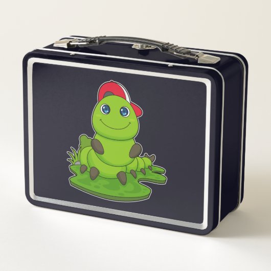 Lunch Box Caterpillar avec Casquette (Dos)
