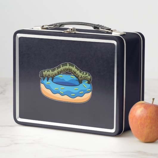 Lunch Box Caterpillar avec Donut (En situation)