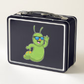 Lunch Box Caterpillar avec lunettes de soleil (Dos)