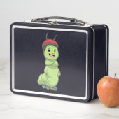 Lunch Box Caterpillar comme Patineur en ligne avec Roller sk (En situation)