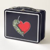 Lunch Box Caterpillar love heart (Devant)