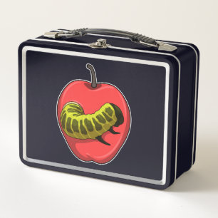 Lunch Box Caterpillar with Apple