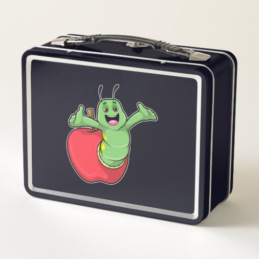Lunch Box Caterpillar with Apple (Dos)