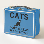 Lunch Box Cats Dont Believe (Devant)
