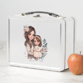 Lunch Box Caution adorable mère et fille (3) (En situation)