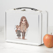 Lunch Box Caution adorable mère et fille (5) (En situation)