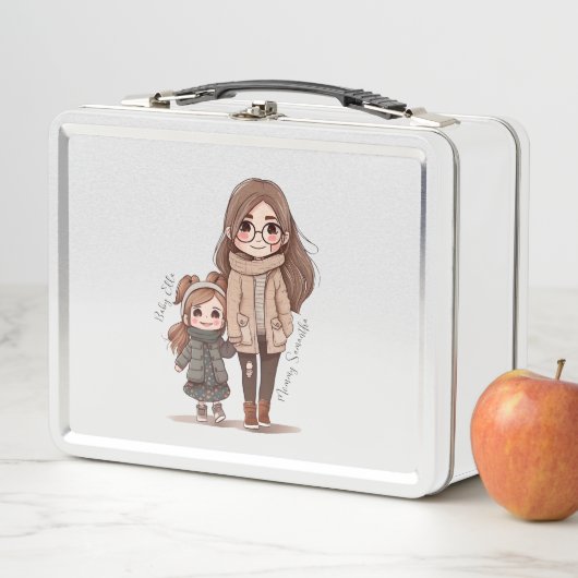 Lunch Box Caution adorable mère et fille (5) (En situation)