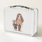 Lunch Box Caution adorable mère et fille (5) (Dos)
