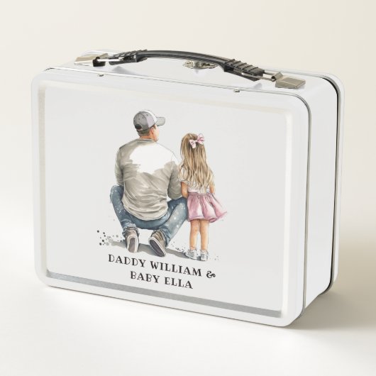 Lunch Box Caution père et fille noire (10) (Dos)