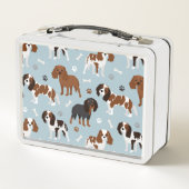 Lunch Box Cavalier King Charles Spaniel Paws and Bones (Dos)