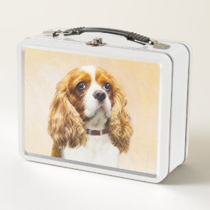 Lunch Box Cavalier Le Roi Charles Spaniel Peinture originale