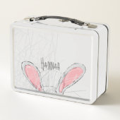 Lunch Box "Ce Lapin A Besoin De Chocolat" | Boîte de chasse (Dos)