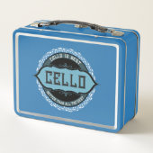 Lunch Box Cello Best Music Note Circle (Dos)
