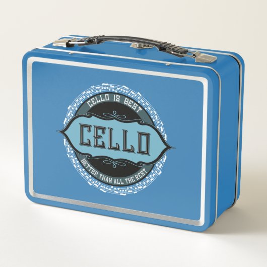 Lunch Box Cello Best Music Note Circle (Dos)