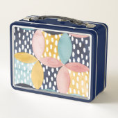 Lunch Box Cercles géométriques aquarelle (Dos)