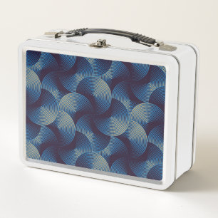 Lunch Box Cercles métalliques illusion optique, patte transp
