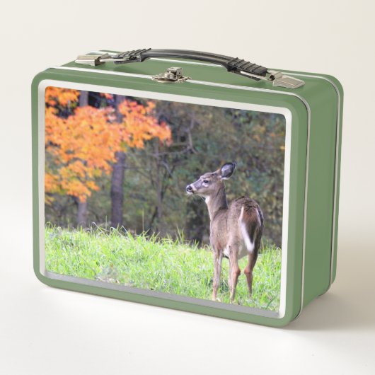 Lunch Box Cerf dans le champ d'automne (Devant)