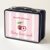 Lunch Box Cerises Douces Rayures enfants (Dos)