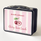 Lunch Box Cerises Douces Rayures enfants (Devant)
