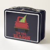 Lunch Box C'Est La Saison Cute Retro Pine Noël Arbre Fami (Devant)