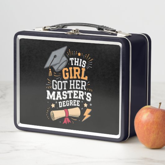 Lunch Box Cette fille a obtenu son diplôme de master (En situation)