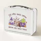 Lunch Box Cette sorcière a besoin de café (Dos)
