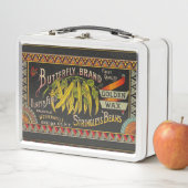 Lunch Box Chaîne Étiquette de haricot Vegetable Pays (En situation)