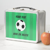 Lunch Box Champ de balle de football cool personnalisé (En situation)