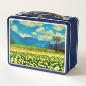 Lunch Box Champ de jonquilles - peinture (Devant)
