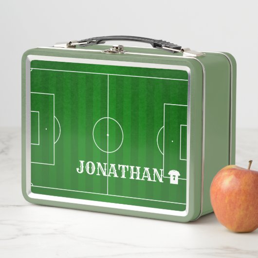 Lunch Box Champ de soccer personnalisé personnalisé (En situation)