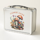 Lunch Box Champignons de forêt enchantés sur mesure (Dos)