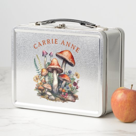 Lunch Box Champignons de forêt enchantés sur mesure (En situation)