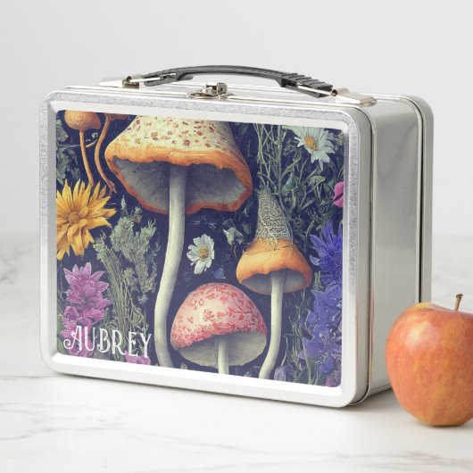 Lunch Box Champignons de forêt enchantés sur mesure (En situation)