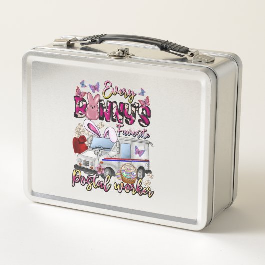 Lunch Box Chaque Bunny est un Vorker Postal préféré (Devant)