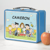 Lunch Box Charlie Brown et Gang | Ajouter Votre Nom (En situation)
