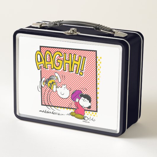 Lunch Box Charlie Brown et Lucy Football Comic Graphic (Devant)