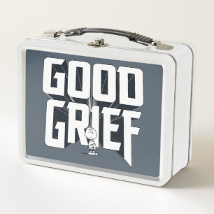 Lunch Box Charlie Brown "Good Grief" Rock Band Tee Graphic