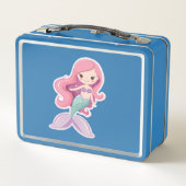 Lunch Box Charming Cute Pastel Mermaid (Dos)