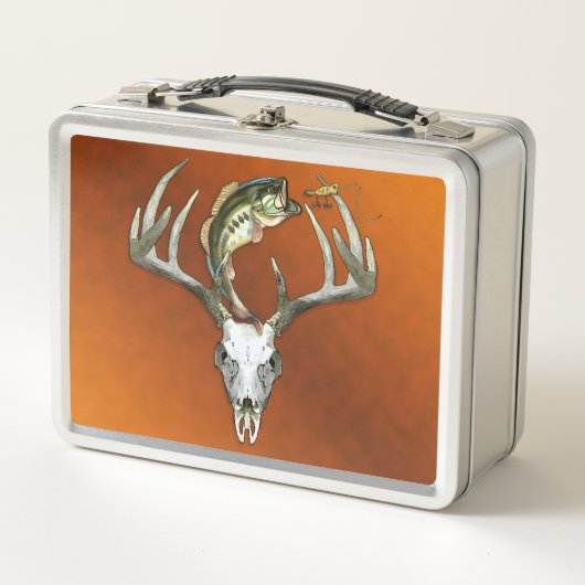Lunch Box Chasse au cerf de pêche de basse (Devant)