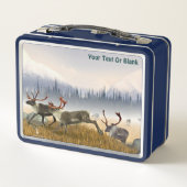 Lunch Box Chasseurs Dans La Poisson (Caribou) (Dos)