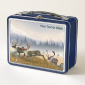 Lunch Box Chasseurs Dans La Poisson (Caribou) (Devant)