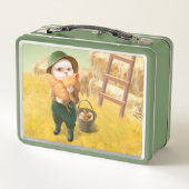 Lunch Box Chat adorable avec Hen à la ferme (Dos)