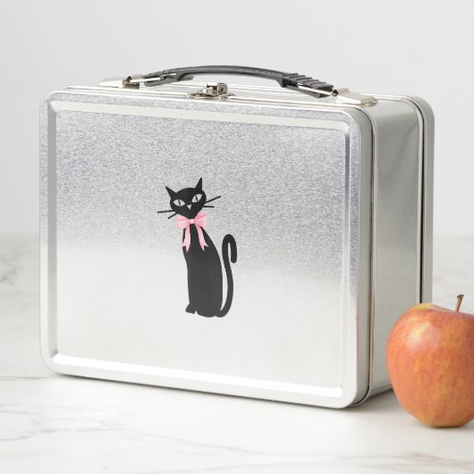 Lunch Box Chat Atomique avec chatte rose Chatte Fille Nettoy (En situation)