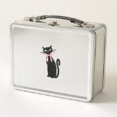 Lunch Box Chat Atomique avec chatte rose Chatte Fille Nettoy (Devant)