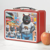 Lunch Box Chat avec des amis en Thaïlande (En situation)