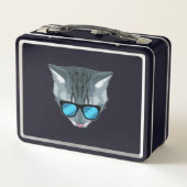 Lunch Box Chat avec lunettes de soleil (Dos)