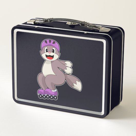 Lunch Box Chat avec roulettes (Dos)
