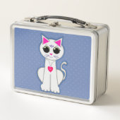 Lunch Box Chat blanc mignon (Devant)